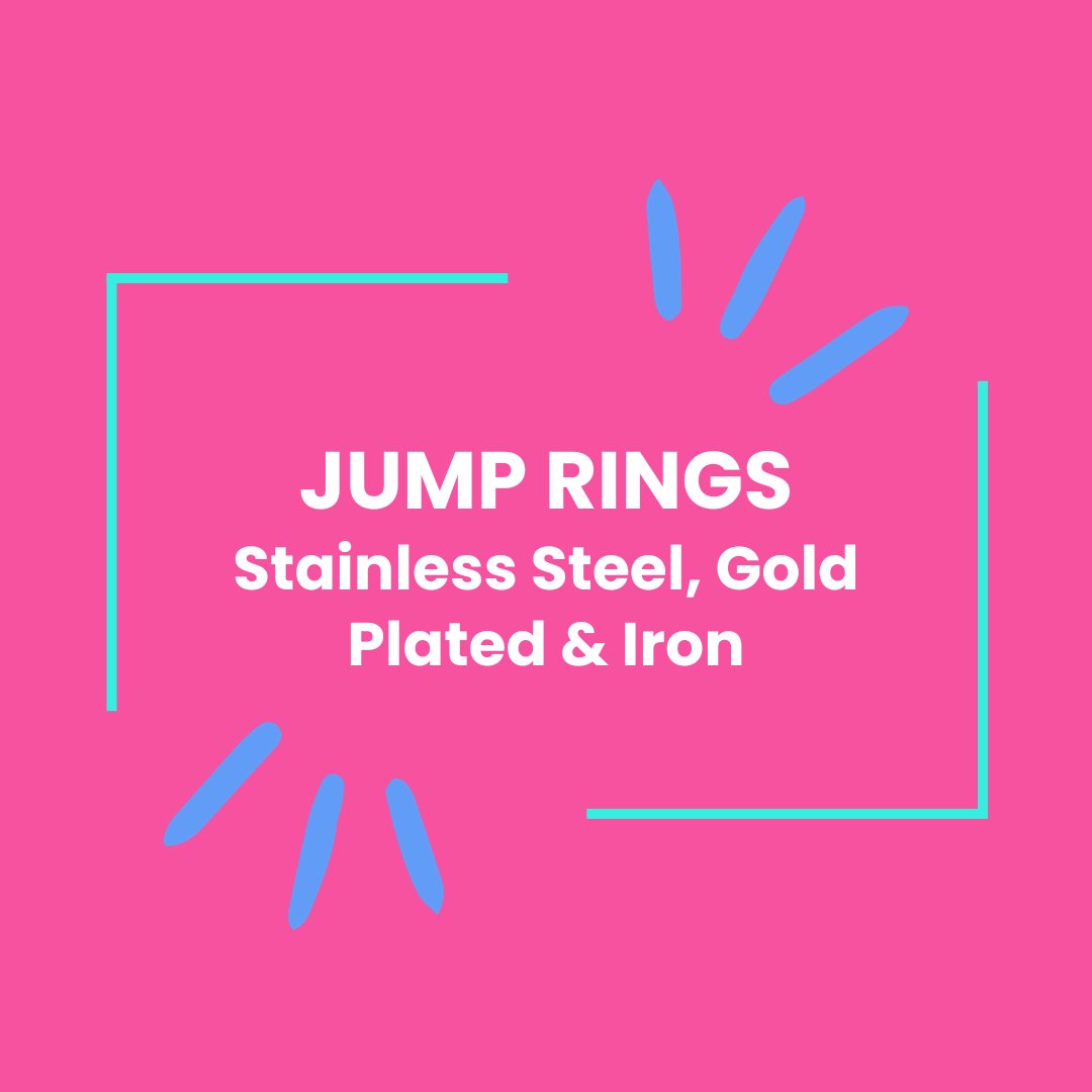 Jump Rings - Sizes available from 4mm -10mm in various colours. – NQ