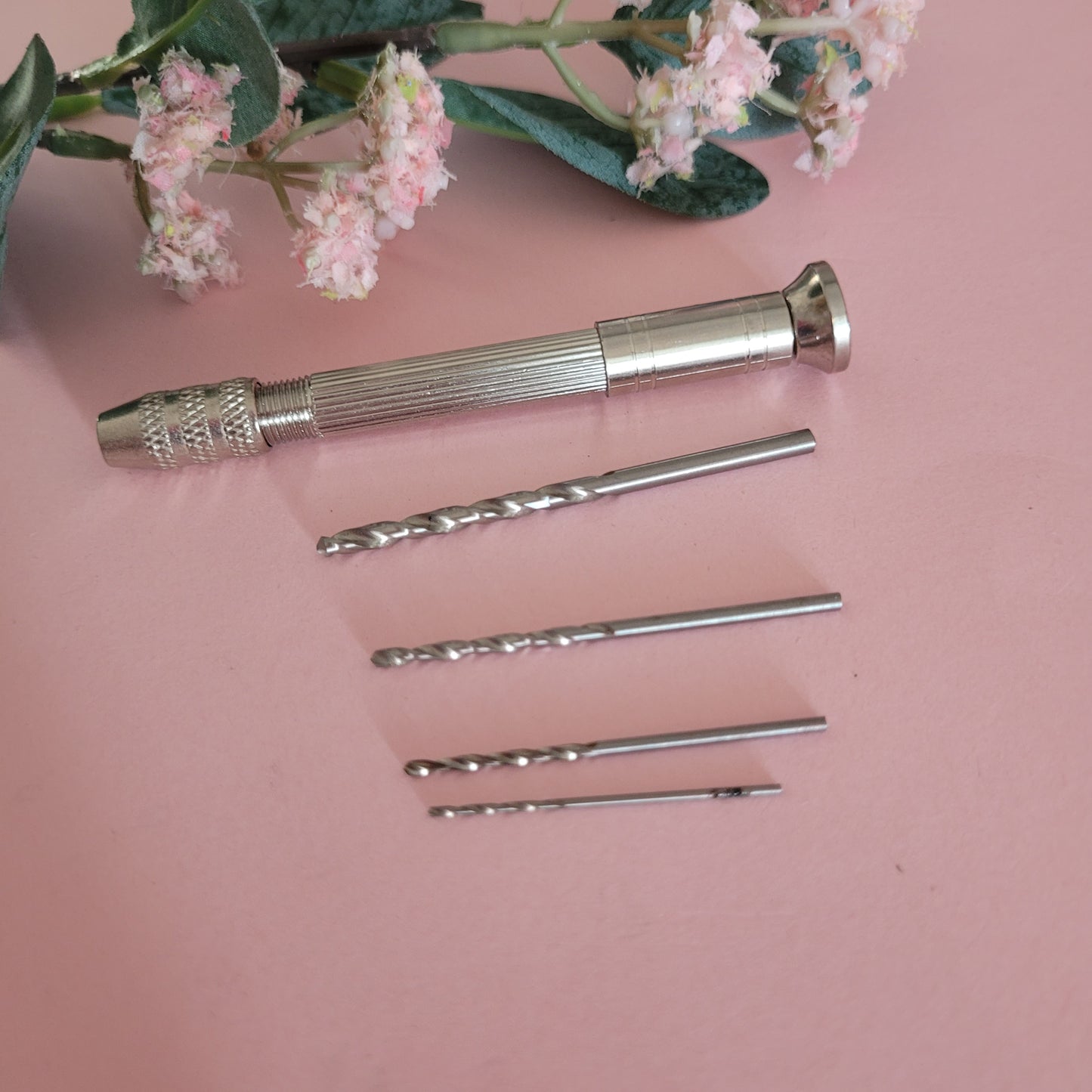 Hand Drill / Metal / Resin & Polymer Clay Tools / 1-3mm Drill bits included.