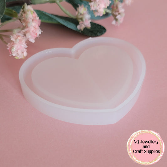 Heart Mould / Trinket Dish / Silicone / Resin Epoxy Casting Mould / Mold