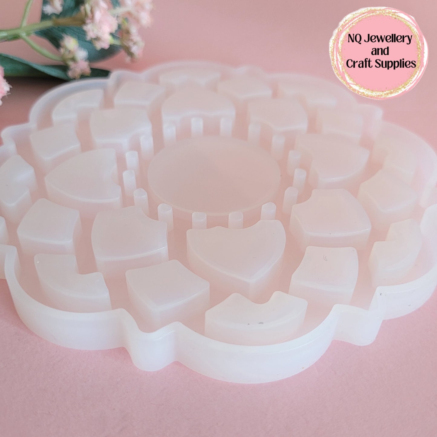 Lotus Coaster Mould / Silicone / Resin Epoxy Casting Mould / Mold