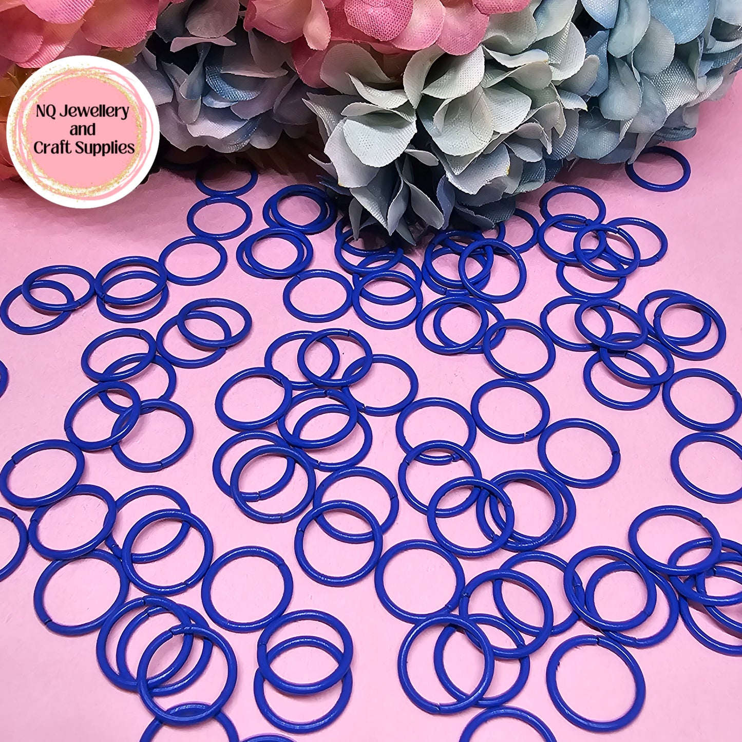 Coloured Jump Rings 10mm / Powder Coated - All colours in one listing