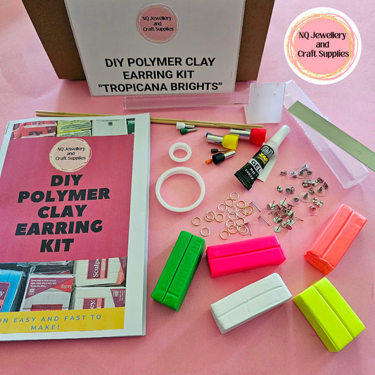 DIY POLYMER CLAY EARRING BOX / DIY KIT SALE