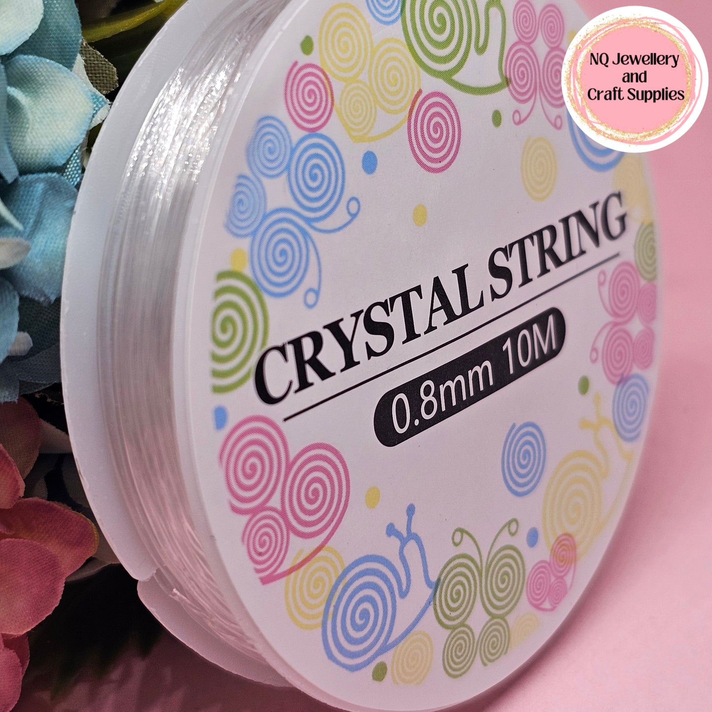 CRYSTAL STRING / STRETCHY BEAD CORD - Various thickness Available