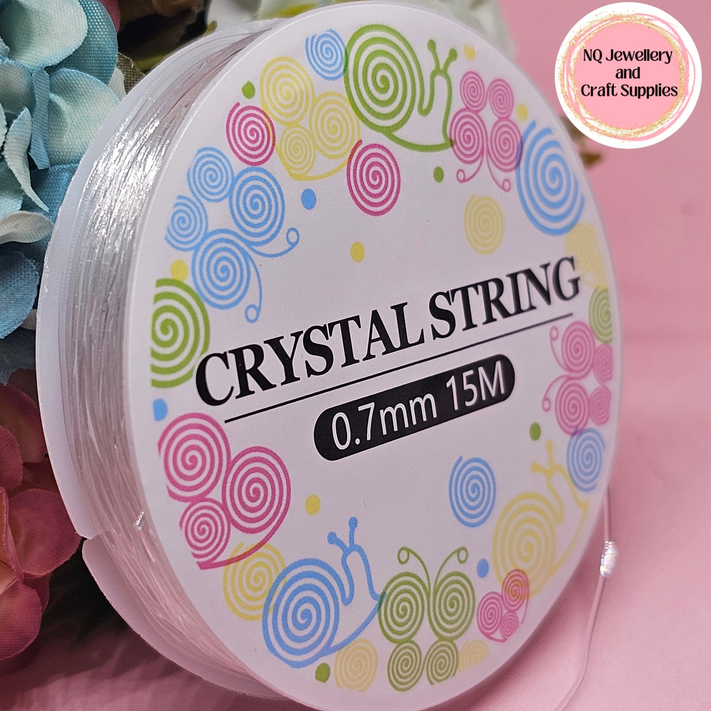 CRYSTAL STRING / STRETCHY BEAD CORD - Various thickness Available