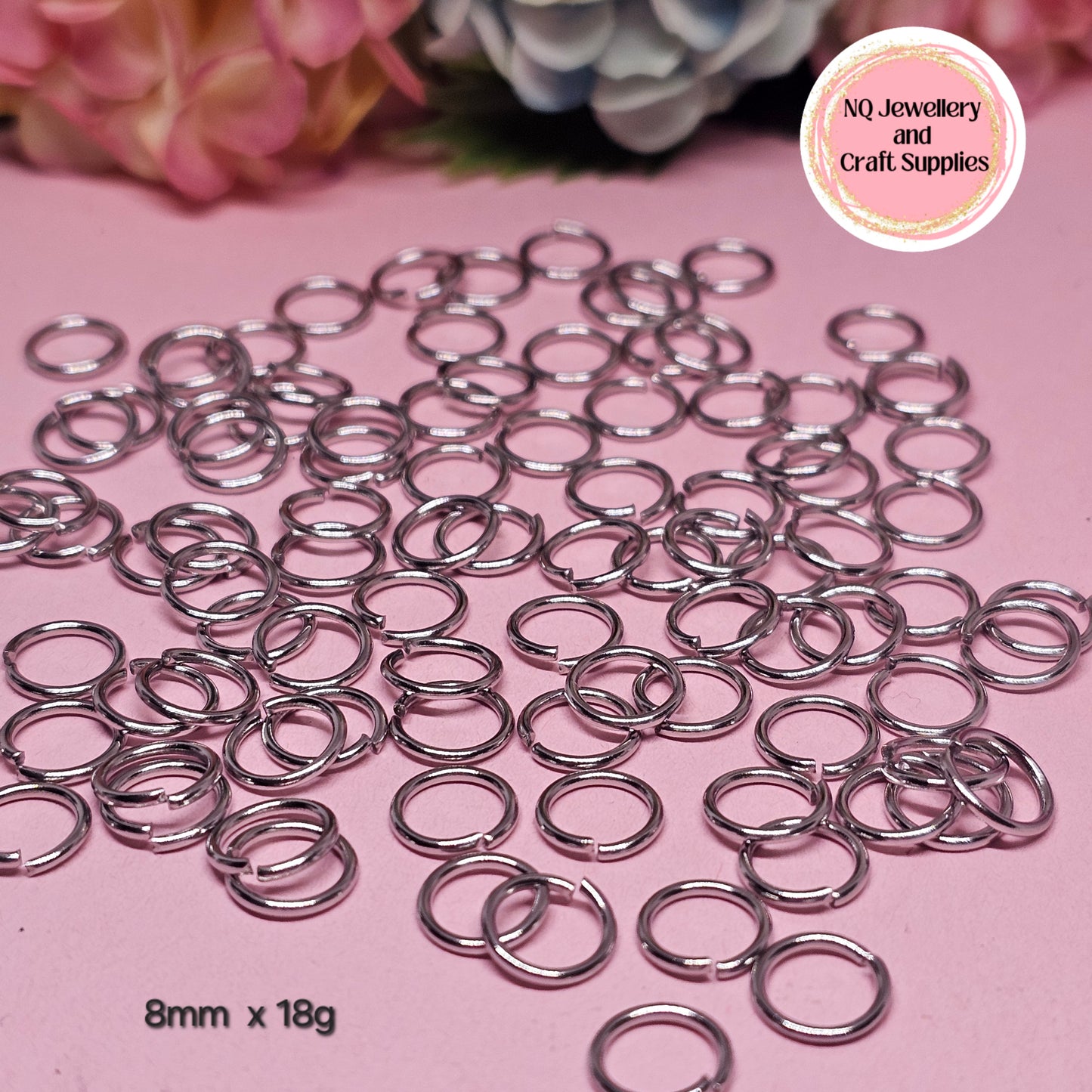 JUMP RING - STAINLESS STEEL 304 / 100 pcs