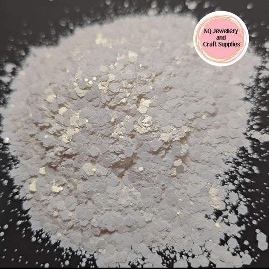 WHITEHAVEN BEACH GLITTER / Mixed Chunky Sized Glitter - 20g 50g Bags