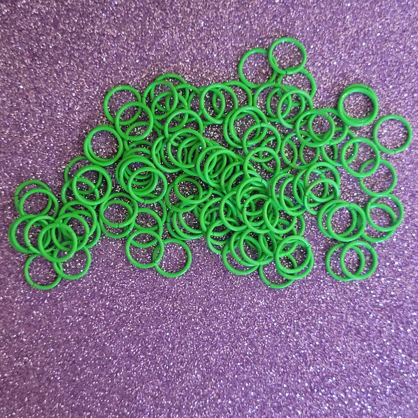 Coloured Jump Rings 10mm / Powder Coated - All colours in one listing