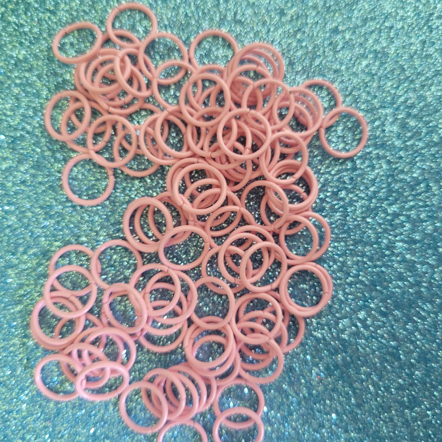 Coloured Jump Rings 10mm / Powder Coated - All colours in one listing