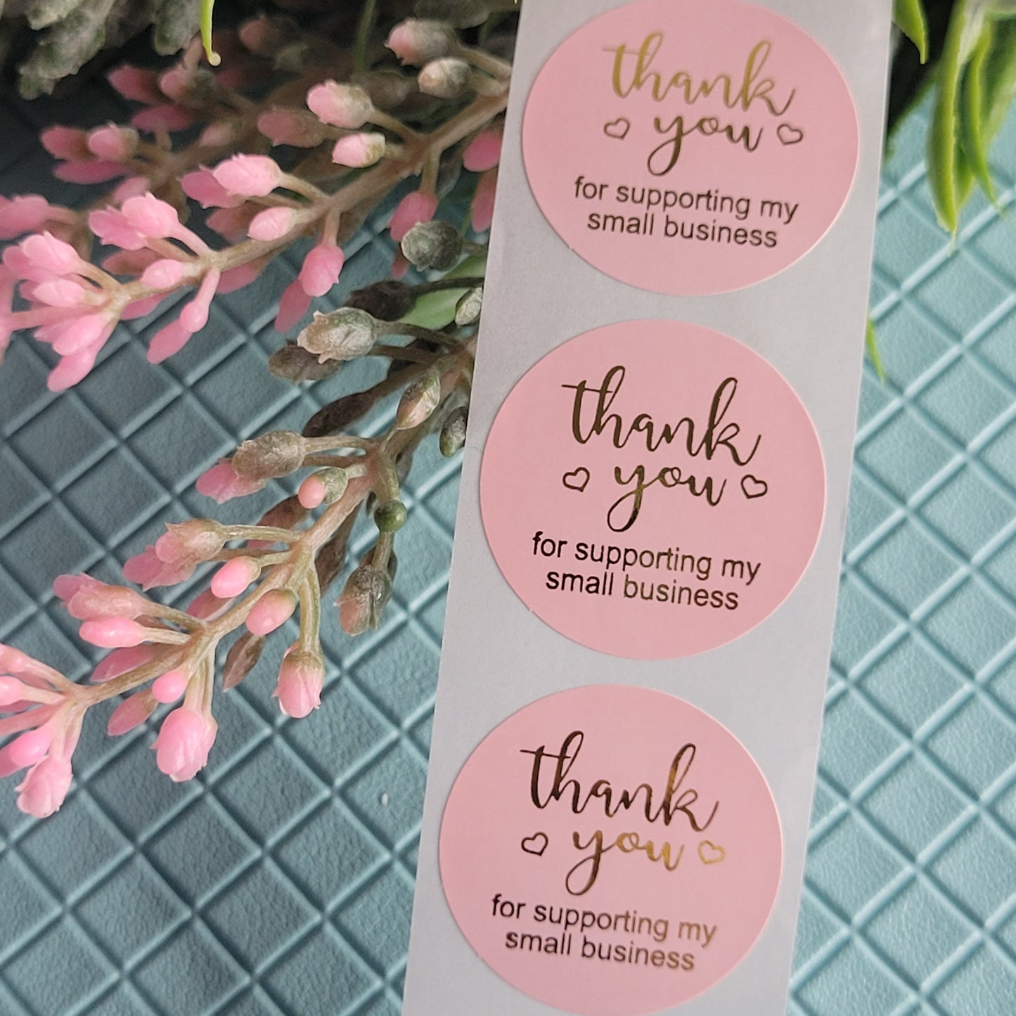 Stickers / Thank You For Supporting My Small Business / Pack of 50