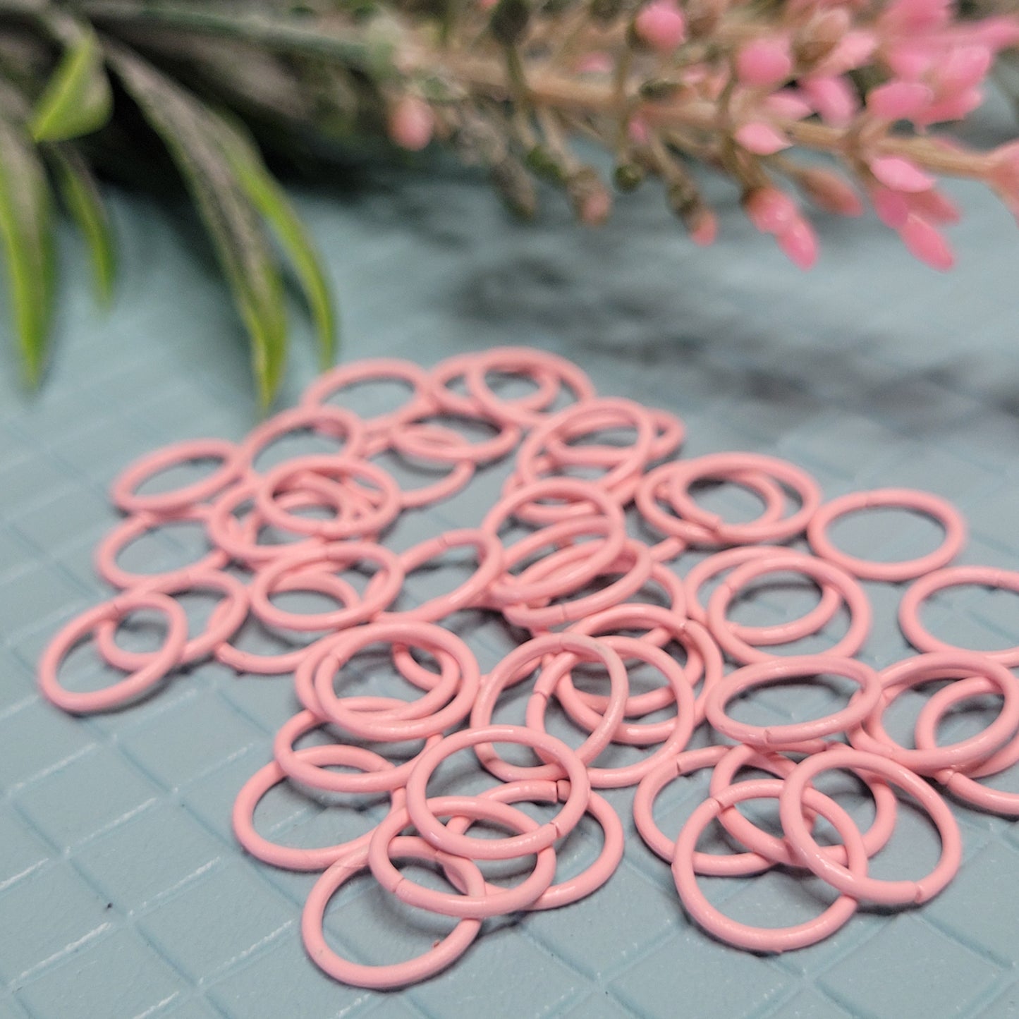 Coloured Jump Rings 10mm / Powder Coated - All colours in one listing