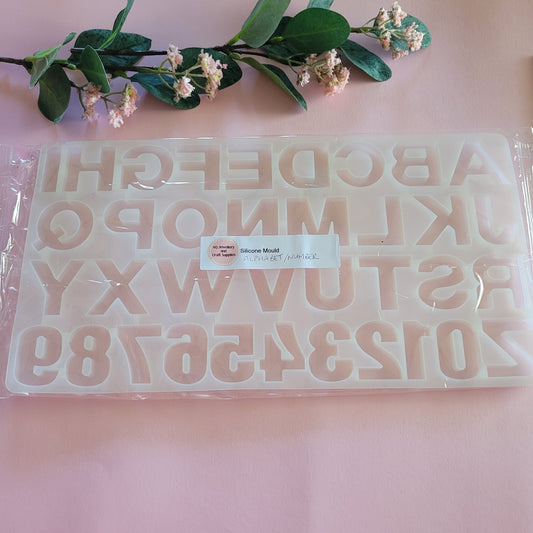 ALPHABET / NUMBER Mould / Silicone / Resin Epoxy Casting Mould / Letter Mould / Mold