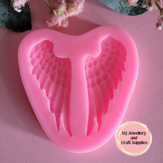 Wings / Angel Wings / Decoration Mould / Valentines / Silicone / Resin Epoxy Casting Mold / Food Grade / Keychains