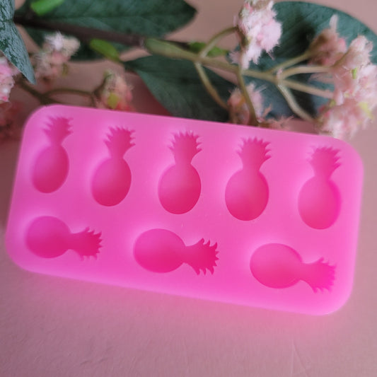 PINEAPPLE Earring Mould / 4 PAIRS / Pineapple / Studs / Silicone / Resin Epoxy Casting Mold