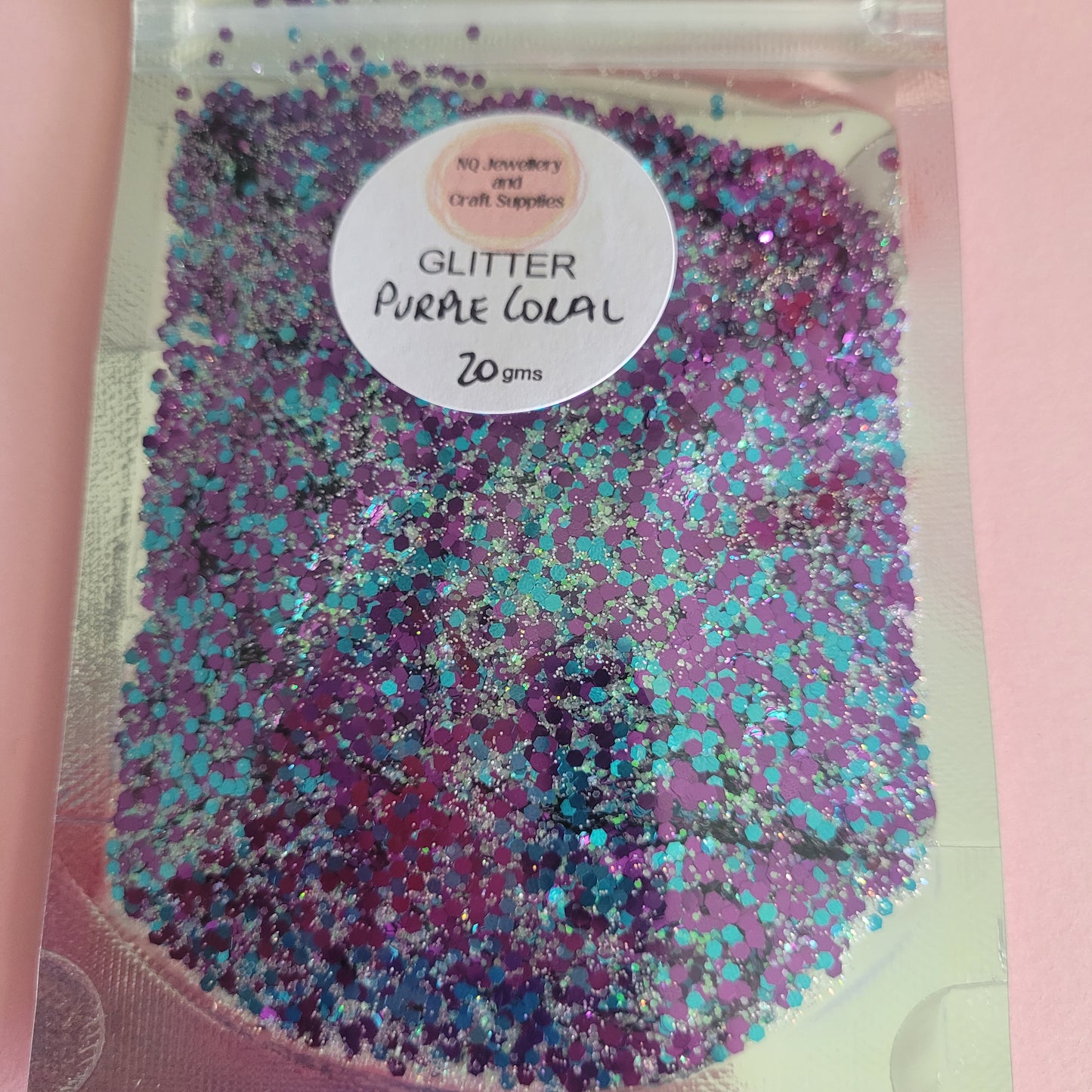 PURPLE CORAL Glitter / LIMITED EDITION Mixed Glitter 20g 50g ONLYKi