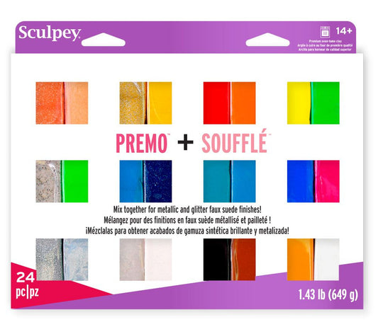 Sculpey SOUFFLE & PREMO Multipack 649g Polymer Clay Townsville Local Stockist